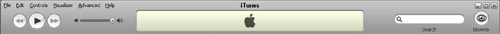 title bar - itunes